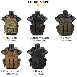 Gilet Tattico Emersongear Produttore in Nylon Cordura 500D per Esterni Gilet Tattico Molle Porta Piastre - Product Image 3