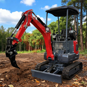 Slm12q Mini Máy xúc Kubota nhỏ Digger Kubota 1.25 tấn Máy Kubota động cơ máy xúc bánh xích cho trang trại lâm nghiệp - Product Image 1