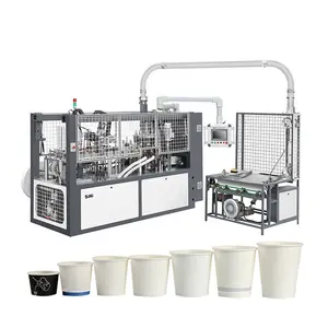 Preço totalmente automático da máquina de fazer copo descartável chá de papel