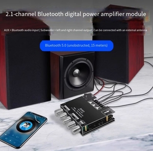 <span class=keywords><strong>Module</strong></span> amplificateur de puissance numérique Bluetooth 100W 2.1 canaux avec amplification des basses et ZK-MT21 de réglage haute/basse fréquence - Product Image 4