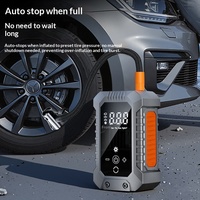 Pompe à air portable sans fil pour voiture avec surveillance de la pression des pneus, matériau ABS, affichage numérique, 12V pour voitures particulières