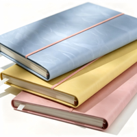 Carnet d'indexation A5 couleur unie, papier durable, style simple, organisateur pour les devoirs et les notes quotidiennes