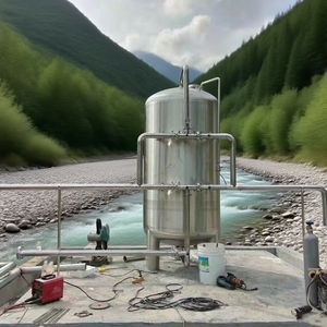 Tratamiento de efluentes Filtro purificador de agua o Equipo de tratamiento de aguas residuales Sistema de filtración de agua de acero inoxidable - Product Image 3