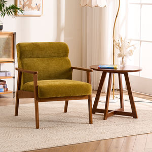 Sillón de Tela de Estilo Moderno <span class=keywords><strong>para</strong></span> el Hogar, Sillón Reclinable <span class=keywords><strong>para</strong></span> Lectura y <span class=keywords><strong>Descanso</strong></span> en la Sala de Estar o el Dormitorio - Product Image 3