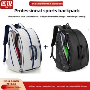 Sac à dos de pickleball <span class=keywords><strong>FUKE</strong></span> prêt à être expédié, capacité de 4 raquettes de pickleball, avec compartiment pour ordinateur portable, compartiment pour chaussures / crochets, imperméable - Product Image 5