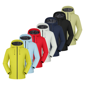 3 jours d'expédition rapide vente en gros/OEM veste à capuche légère Ripstop, résistante à l'abrasion et à la déchirure pour la randonnée Trekking logo personnalisé - Product Image 3