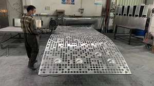 Contemporary Aluminum Perforated <b>Curtain</b> Wall Panel Powder Coated Anti-Corrosion For Building Exterior - Product Image 3
