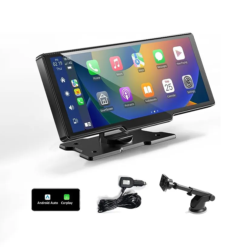 10 pollici Touch Car Play Screen ricevitore Audio per autoradio con Android Auto Wireless Apple Carplay Car Stereo navigazione GPS