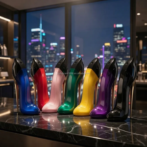 Perfume de Mujer Moderno, Elegante Botella de Vidrio, Notas Amaderadas, Florales, Frutales y <span class=keywords><strong>Gourmand</strong></span>, Inspirado en Zapatos de Cuero, Aroma Duradero - Product Image 1