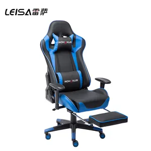 Game Gaming Chair Quality PU Leather Gaming Swivel Adjustable Ergonomic PC Computer Game Chair With Foot Rest