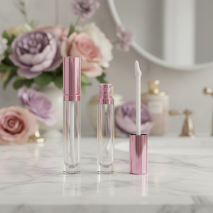 <span class=keywords><strong>Tube</strong></span> de gloss à lèvres sur mesure en gros avec bouchon à vis, emballage cosmétique pour soins de la peau et maquillage, tubes de gloss - Product Image 3