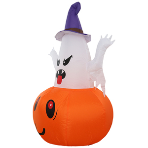 7ft ghost halloween cortile gonfiabile illuminazione decorativa vacanze decorazioni gonfiabili vacanze in cortile gonfiabili decorazioni fantasma - Product Image 2