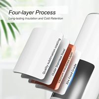 Gobelets isothermes droits vierges de 20 oz en acier inoxydable pour sublimation, avec paille et couvercle, vente en gros, pour cadeau de Noël