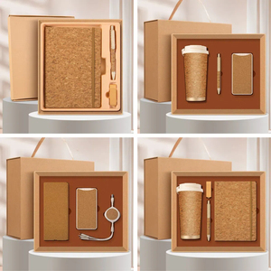 Biểu Tượng Tùy Chỉnh Sinh Thái Thân Thiện Với Doanh Nghiệp Công Ty Bộ Quà Tặng A5 Nút Chai Máy Tính Xách Tay Khuyến Mại Văn Phòng Quà Tặng Thiết Lập Với Cà Phê Cốc & Bút & USB - Product Image 5