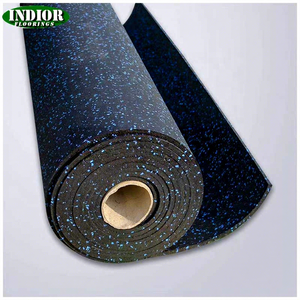 Rouleau de revêtement de sol en caoutchouc EPDM antidérapant de haute qualité pour les écoles de tir de gymnases Crossfit - Product Image 1