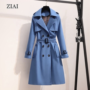 <span class=keywords><strong>Trench</strong></span> Coat Elegante da Donna dal Design Originale, Cappotto Lungo Casual Taglie Forti, Antivento a Maniche Lunghe per Donna Standard - Product Image 4