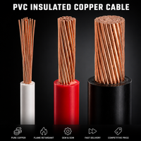 Cable Industrial de Bajo Voltaje KING DE THHN THWN-2, 600V, 14/12/10/8/6/4/2/1/0 AWG, 100% Cobre, Aislamiento de PVC FR, Revestimiento de Nailon