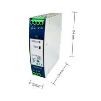 Fuente de Alimentación Voltios de 120W 24V 5A de Salida Única AC-DC para Riel DIN, para PLC, Automatización Industrial, Protección Contra Cortocircuitos, CE 91%