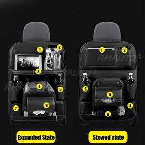 1/2PCS Universal Seat <b>Table</b> Portable Multifunctional <b>Car</b> Safety Seat Tray Food Drink Cellphone Holder Stowing Tidying Organizer - Product Image 2