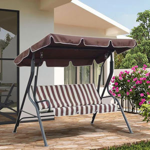 Sedia a Dondolo da Giardino per Esterni Resistente per 3 Persone Sedia Sospesa Altalene da <span class=keywords><strong>Patio</strong></span> Arredo da Esterno - Product Image 1