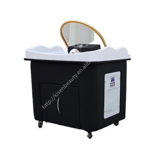 Bac à shampoing moderne Kisen avec circulation d'eau et vapeur, bac à shampoing portable pour salon de manucure - Product Image 1