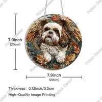 Décoration Murale Acrylique Chien/Chat : Charme Rustique pour Propager l'Amour et le Bonheur – Idéale pour les Amoureux des Animaux