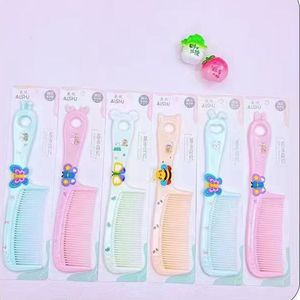AISHU <b>Hair</b> <b>Comb</b> 15 Cm Cartoon Design For Kids And Women With Sweet Scented Plastic Handle Mixed Colors - Product Image 1