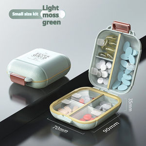 Portable Seven-compartment PP Dust-proof <b>Pill</b> Dispenser Storage <b>Box</b> With Lid for Travel Medication Container - Product Image 3