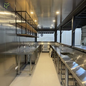 Cafetería Móvil Prefabricada en Contenedor Marítimo de 40 pies con Diseño Moderno, Panel Sándwich, Tienda Emergente para Parque - Product Image 5