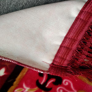 Alfombra plegable en relieve para casa, estera de oración suave, Raschel, visón musulmán, venta al por mayor - Product Image 6