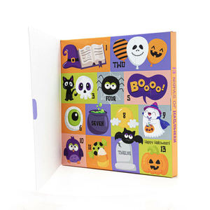 <span class=keywords><strong>Calendrier</strong></span> <span class=keywords><strong>de</strong></span> <span class=keywords><strong>l</strong></span>'<span class=keywords><strong>Avent</strong></span> du compte à rebours d'Halloween 13 nuits pour enfants Boîte-cadeau <span class=keywords><strong>de</strong></span> jouets vides avec revêtement UV <span class=keywords><strong>de</strong></span> gaufrage <span class=keywords><strong>de</strong></span> laminage mat - Product Image 2
