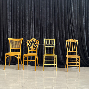 Chaise Chiavari Napoléon en plastique blanc empilable, solide, directement de l'usine de Foshan, <span class=keywords><strong>pour</strong></span> <span class=keywords><strong>mariage</strong></span> - Product Image 4