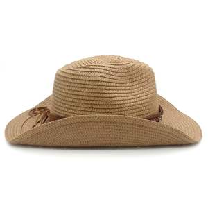 2025 nuevo estilo étnico bohemio Retro sombrero de hierba de ala ancha protector solar de viaje al aire libre y sombrilla sombrero de <span class=keywords><strong>Jazz</strong></span> - Product Image 4