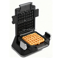 Machine à gaufres compacte Aifa 4 emplacements, gaufrier vertical pour gaufres belges profondes carrées