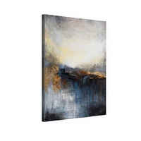 Décoration d'intérieur originale, peinture à l'huile sur toile peinte à la main, art mural encadré avec impression numérique