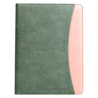 Carpeta de presentación de negocios de cuero PU A4 personalizada Carpeta de papel de oficina CARPETA DE RELIEVE impermeable