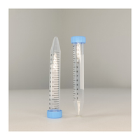 Tubes de centrifugation stériles Falcons de 15 ml à fond conique avec bouchon à vis, en plastique transparent Sun-trine Junsheng OEM -20°C 121°C