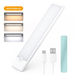 Lampe de placard à détecteur de <span class=keywords><strong>mouvement</strong></span>, rechargeable par USB, éclairage LED sous armoire pour cuisine, 3 températures de couleur, intensité réglable - Product Image 5