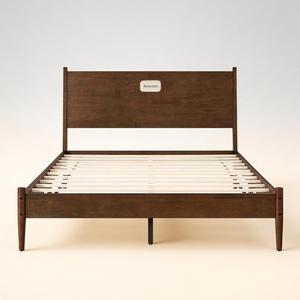 Modern TSCA CARB P2 Platform <b>Bed</b> Engineered <b>Wood</b> Panel <b>Bed</b> Frame, Malaysia Factory Certified Bedroom Furniture - Product Image 2