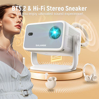 Salange 2026 Nouveauté Projecteur intelligent P350 Android11 BT 5.2 WIFI6 Projecteur portable pour la maison Projecteur natif 1080P Mise au point automatique