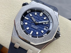 Reloj Mecánico de Lujo de la Mejor Calidad, Resistente al Agua, 42 mm, Fábrica ZF, Movimiento 4308, Esfera Azul Luminosa 15720, Reloj Super Diver - Product Image 3