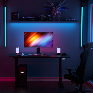 Jiecang Chất lượng cao e-thể thao RGB đèn LED máy tính PC Gamer điện ngồi đứng chơi Game bàn - Product Image 1