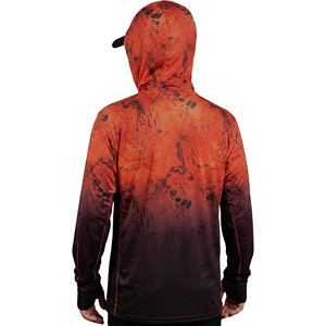 Sweat à capuche de pêche pour homme, séchage rapide, impression par sublimation, polyester de haute qualité, pour la pêche en surfcasting et en bateau - Product Image 2