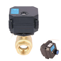 Vanne à boisseau sphérique intelligente Wi-Fi miniature en laiton DN 20, actionneur de régulation de débit, vanne à boisseau sphérique électrique proportionnelle pour l'eau