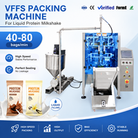 Machine de remplissage automatique de sachets en plastique pour liquides, machine d'emballage de mayonnaise et de protéines en sachet pour petites entreprises