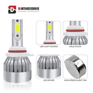 C6 MINI 9005 Accesorios para automóviles <span class=keywords><strong>Precio</strong></span> barato Coche Led Bombillas para faros 24W 6000K 6000 Lumen Haz alto Haz bajo MINI Niebla - Product Image 4