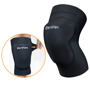Genouillères de compression à marque privée pour le <span class=keywords><strong>handball</strong></span>, avec insert rembourré extensible 4 directions, pour les matchs et tournois en salle - Product Image 2
