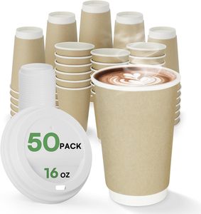 <b>Cup</b> Logo Printed <b>Disposable</b> Paper Coffee <b>Cups</b> - Product Image 1
