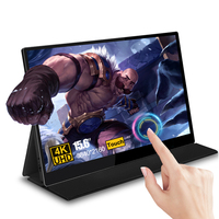 Sıcak satış OEM 13.3 15.6 inç oyun dokunmatik ekran taşınabilir monitör IPS bilgisayar telefon ekran FHD UHD 1080P 4K dizüstü PC LCD