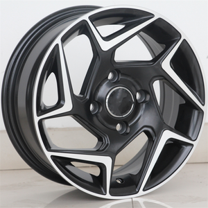 Jantes Modifiées Noires et Argentées Jy <span class=keywords><strong>14</strong></span> 15 16 <span class=keywords><strong>Pouces</strong></span>, Jantes en Alliage d'Aluminium 4x98/4x100/<span class=keywords><strong>4x108</strong></span> pour Roues de Voiture Particulière - Product Image 1